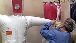 Regular inspection of positive-pressure suits to locate any leaks[35]