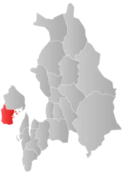 Asker within Akershus