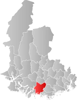 Sør-Audnedal within Vest-Agder