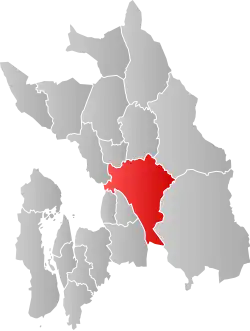 Lillestrøm within Akershus