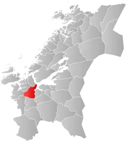 Orkdal within Trøndelag