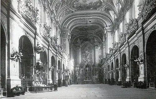 Pre-war baroque interior