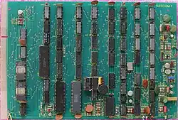 Top-side of assembled Nascom 1 computer