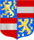 Arms of Engelbrecht II and Henry III of Nassau-Breda.[52]