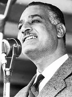 Nasser making a speech in 1960