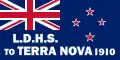 Flag of New Zealand taken to Antarctica[26]