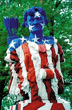 Statue of Tamanend at the U.S. Naval Academy