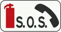 L18: Emergency telephone and fire extinguisher