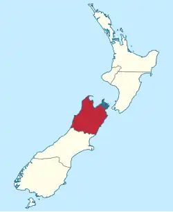 Nelson Province as constituted in 1853