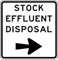 Stock Effluent Disposal Point (turn right)