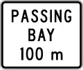 Passing Bay Ahead (in 100 metres)
