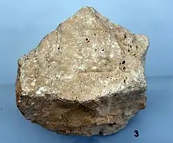 Newly discovered fragment of stone block G6, Middle Persian script, Sassanian Paikuli Tower, Sulaymaniyah Museum