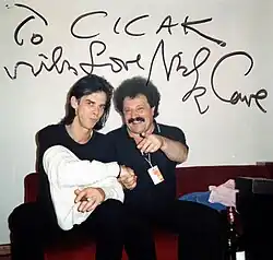 Nick Cave and Želimir Altarac Čičak, June 8, 1997, Zagreb
