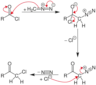 The Nierenstein reaction mechanism