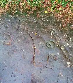 Carving of a horse's head