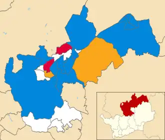 2011 results map