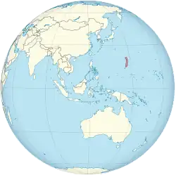 Location of the Northern Mariana Islands