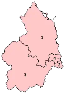 2010–2024 constituencies in Northumberland