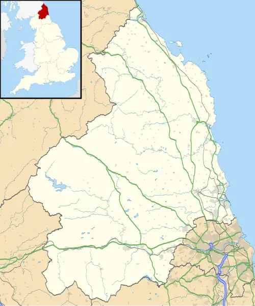Chatton transmitting station is located in Northumberland