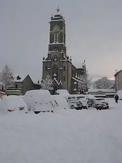 The church in Capdenac-Gare