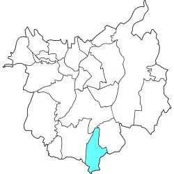 Location of Nová Bělá in Ostrava