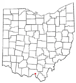 Location of Sciotodale, Ohio
