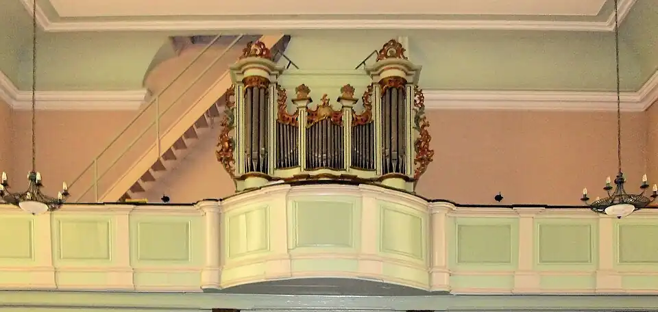 Organ by Louis Dubois c. 1759 in the Church of Saint-Nicolas d'Oberentzen
