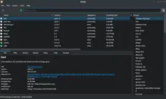 Octopi, a Qt GUI for Pacman package manager