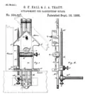 Drawings of G.F. Hall's 1888 Odd Jobs patent