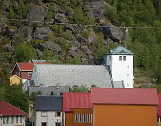 View of Øksfjord Church