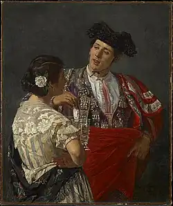 Mary Cassatt, Offering the Panal to the Bullfighter, 1873 [3]