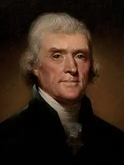 Painting of Thomas Jefferson