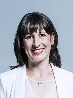 Rachel Reeves Chancellor of the Exchequer of the United Kingdom.