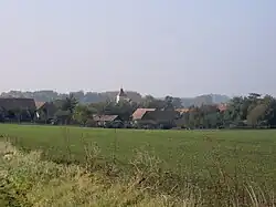 View towards the Church of Saint Wenceslaus