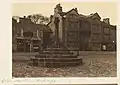 Old hall and stone cross, 1897