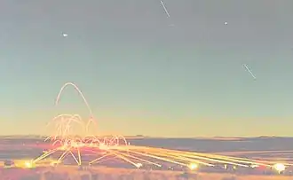 Olifant mk 2 concentrated fire night shoot de Brug Training Area