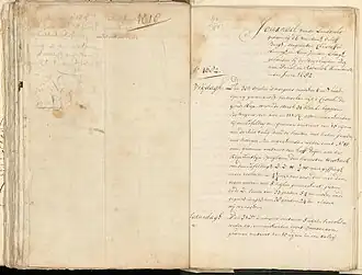 Excerpt of Bergh's journal of his journey to the Namaqua, 1682