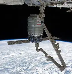 Cygnus being unberthed from Node 2 nadir