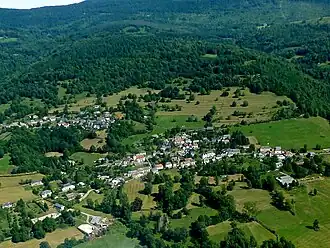 Orgibet seen from above