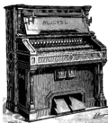 Kunstharmonium [de] (French: harmoniums d'art) with Celesta,[45] by Auguste Victor Mustel [fr], Paris (1890)