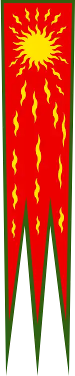 The Oriflamme, the banner of the Capetians