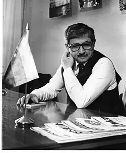 Osman Mirzayev at his office