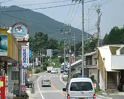 The main street in Ōuda