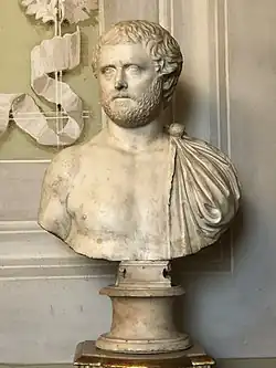 Anonymous sculptor, bust of Ovid, 1st century AD, Uffizi Gallery, Florence