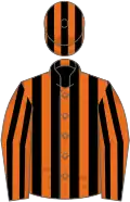 Orange and black stripes