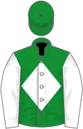 Green, white diamond and sleeves