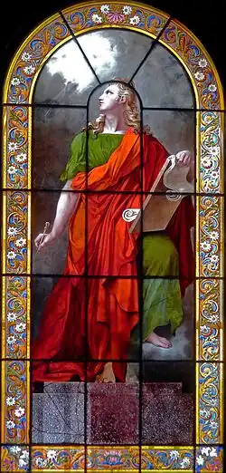 "Saint John the Evangelist". by Lobin workshop in Tours (1883)