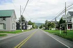 PA 44 southbound in Oval