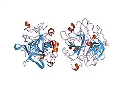 1de7: INTERACTION OF FACTOR XIII ACTIVATION PEPTIDE WITH ALPHA-THROMBIN: CRYSTAL STRUCTURE OF THE ENZYME-SUBSTRATE COMPLEX