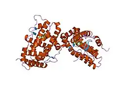 1e3k: HUMAN PROGESTERON RECEPTOR LIGAND BINDING DOMAIN IN COMPLEX WITH THE LIGAND METRIBOLONE (R1881)